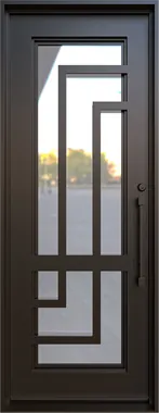 Milan single iron door